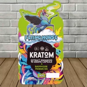 Alternative view of Flying Horse Extract Enhanced Kratom Capsules 132ct