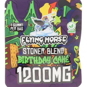 Birthday Cake Flying Horse Stoner Blend Infused Gummies 1200MG