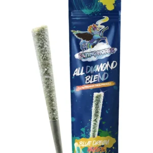 Blue Dream Flying Horse All Diamond Blend THCA Pre-Roll 2G