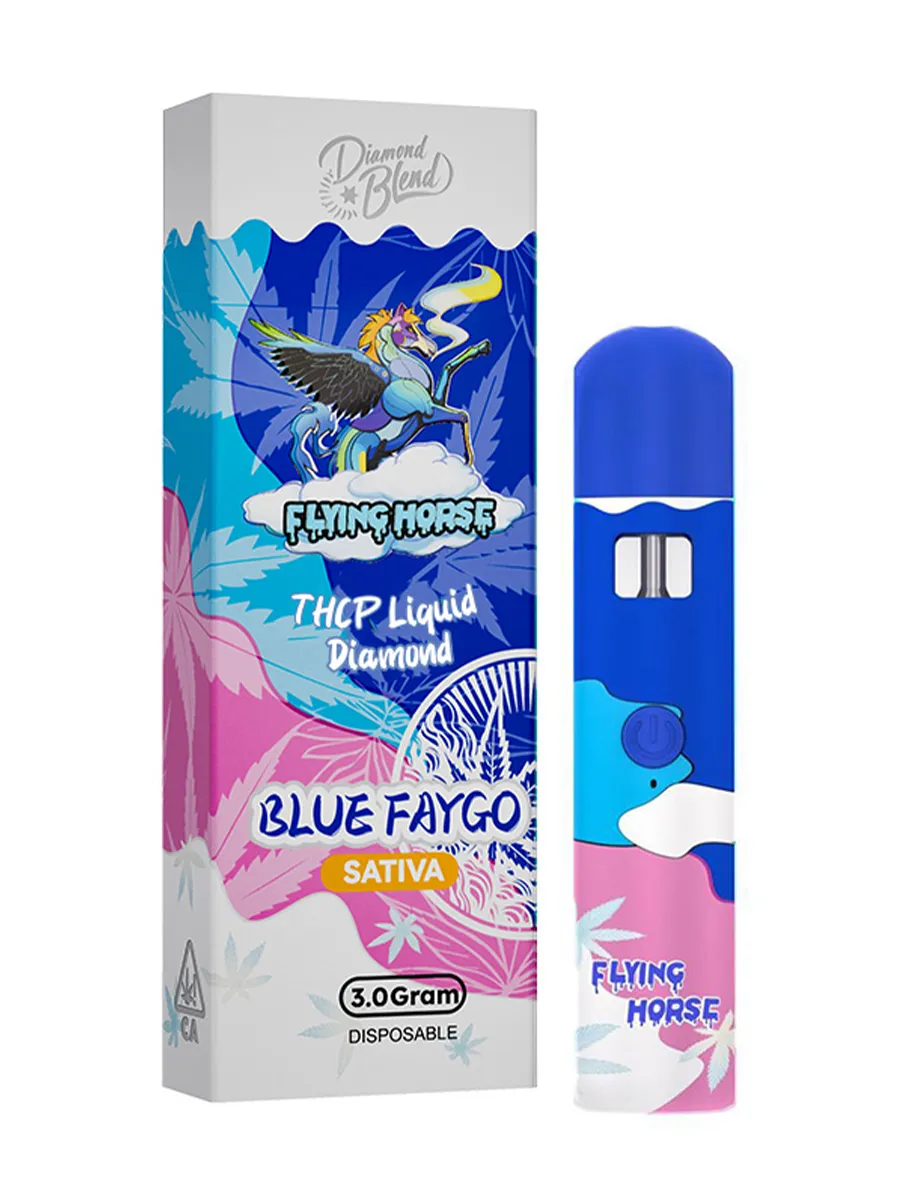 Blue Faygo Flying Horse THC-P Liquid Diamond Disposable 3G