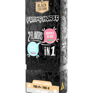 Breeze Escape | Raven’s Blood Flying Horse 2in1 Live Resin Disposable 3.8G