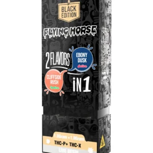 Cliffside Rush | Ebony Dusk Flying Horse 2in1 Live Resin Disposable 3.8G
