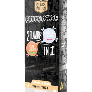 Cove Escape | Black Silk Storm Flying Horse 2in1 Live Resin Disposable 3.8G