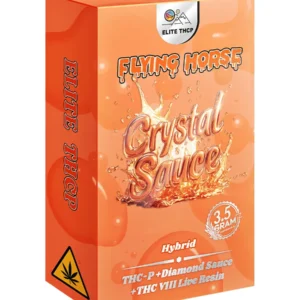 Crystal Sauce Flying Horse THCP+Diamond Sauce+THC VIII Live Resin Vape 3.5G