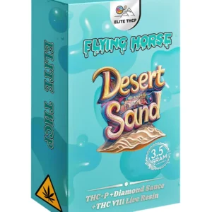Desert Sand Flying Horse THCP+Diamond Sauce+THC VIII Live Resin Vape 3.5G