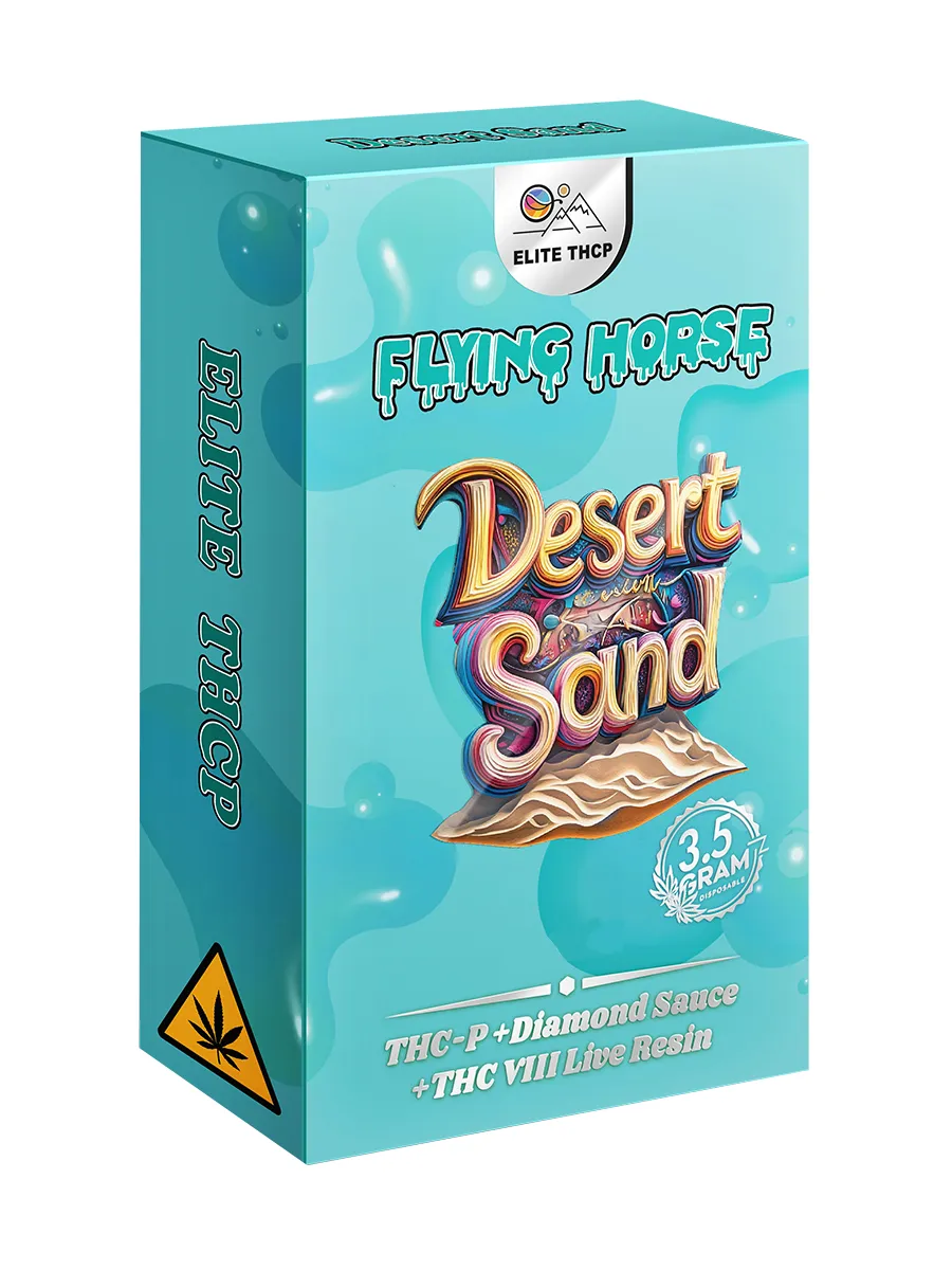 Desert Sand Flying Horse THCP+Diamond Sauce+THC VIII Live Resin Vape 3.5G