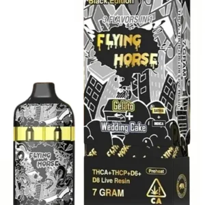 Gelato | Wedding Cake Flying Horse Stoner Blend Black Edition Disposable 7G