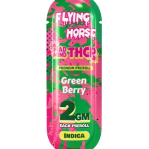 Green Berry Flying Horse Mad Mind THCP Premiumm Pre-Roll 2GM
