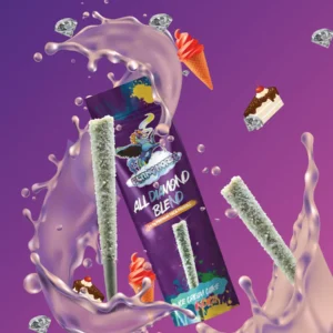 Alternative view of Ice Cream Cake Flying Horse All Diamond Blend THCA Pre-Roll 2G