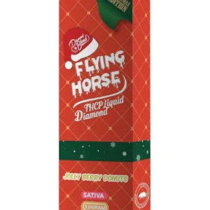 Jolly Berry Donuts Flying Horse THCP Liquid Diamond Christmas Edition Disposable 3G