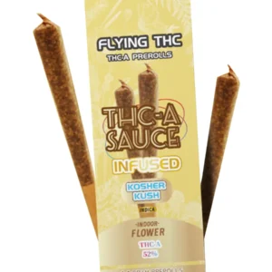 Kosher Kush Flying Horse THCA Sauce Infused Pre-Rolls 2G