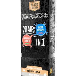 Midnight Ember | Ridge Reserve Flying Horse 2in1 Live Resin Disposable 3.8G