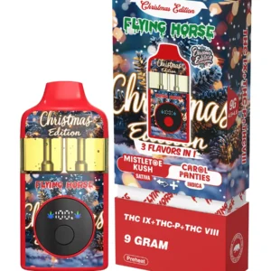 Mistletoe Kush+Carol Panties Flying Horse THC IX+THC-P+THC VIII 3 Flavors in 1 Christmas Edition 9G