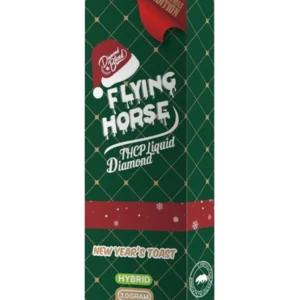 New Year’s Toast Flying Horse THCP Liquid Diamond Christmas Edition Disposable 3G