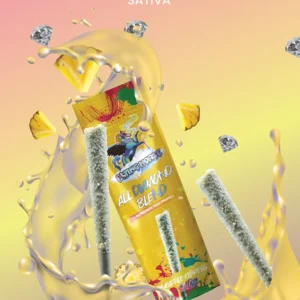 Alternative view of Pineapple Express Flying Horse All Diamond Blend THCA Pre-Roll 2G