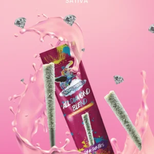 Alternative view of Pink Panties Flying Horse All Diamond Blend THCA Pre-Roll 2G