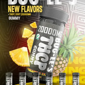 Alternative view of Apple Rum Flying Horse Bugees THCP Gummies 20ct