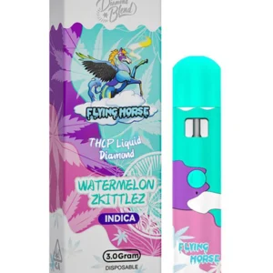 Watermelon Zkittlez Flying Horse THC-P Liquid Diamond Disposable 3G