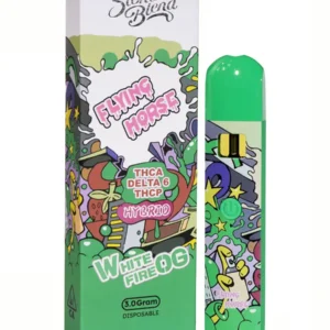 White Fire OG Flying Horse Stoner Blend Disposable 3G