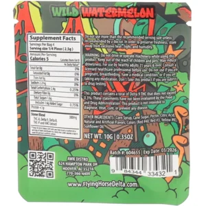 Alternative view of Wild Watermelon Flying Horse Stoner Blend Infused Gummies 1200MG