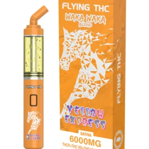 Yellow Express Flying Horse THC Waka Waka Blend Disposable 6000MG